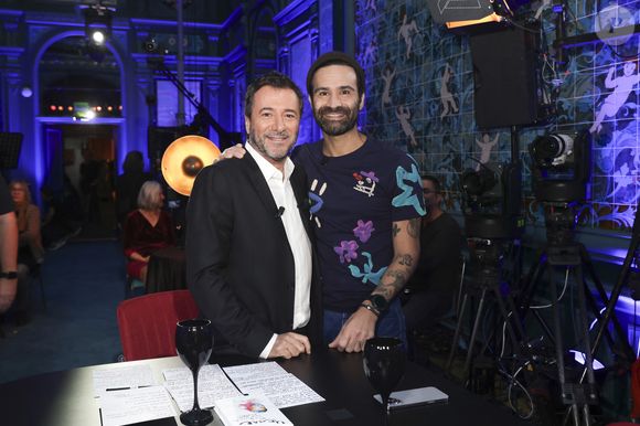 Exclusif - Bernard Montiel, Ycare - Enregistrement de l'émission "L'Invitation", présentée par B.Montiel et diffusée le 22 décembre sur Olympia TV. © Jack Tribeca / Bestimage