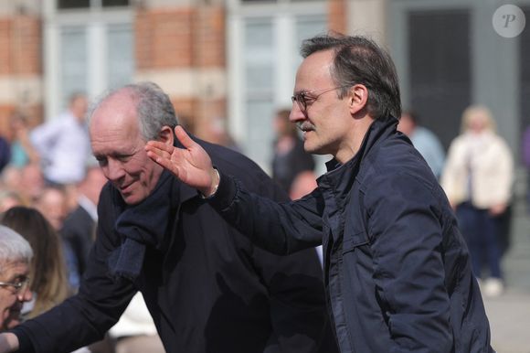 Jean-Pierre Dardenne, guest - 300 personnes réunies pour rendre hommage à Emilie Dequenne dans sa ville de Chièvres (Belgique), le 9 avril 2025, quelques semaines après son décès prématuré, survenu le 16 mars 2025. © Photonews / Bestimage