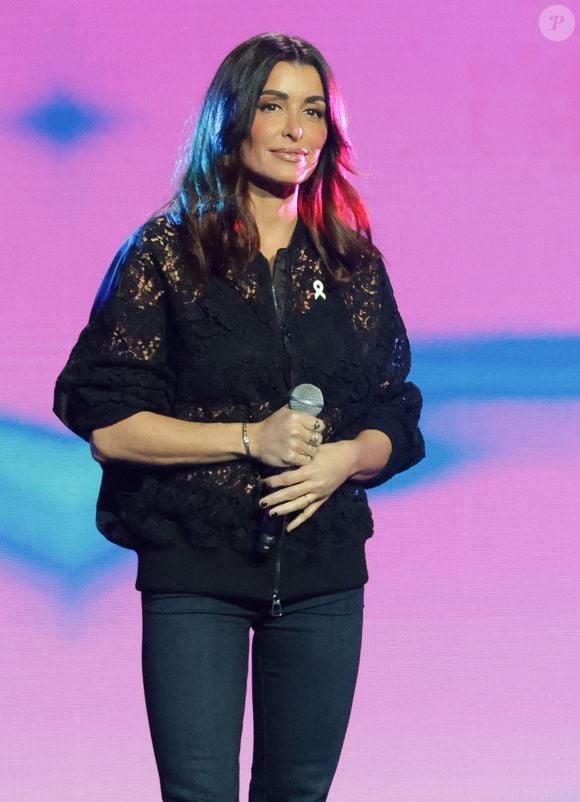 Exclusif - Jenifer Bartoli - Enregistrement du concert "Nos voix pour toutes", au profit de La fondation des femmes, à l'Adidas Arena à Paris, diffusée le 11 décembre sur TMC © Coadic Guirec-Cyril Moreau / Bestimage