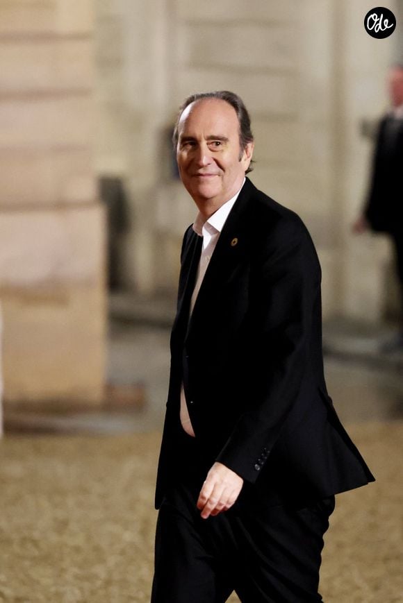 Paris le 10 Février 2025 Xavier Niel au palais de l'Elysée pour un dîner de travail lors du sommet pour l'action sur l'intelligence artificielle à Paris le 10 février 2025. © Dominique Jacovides / Bestimage