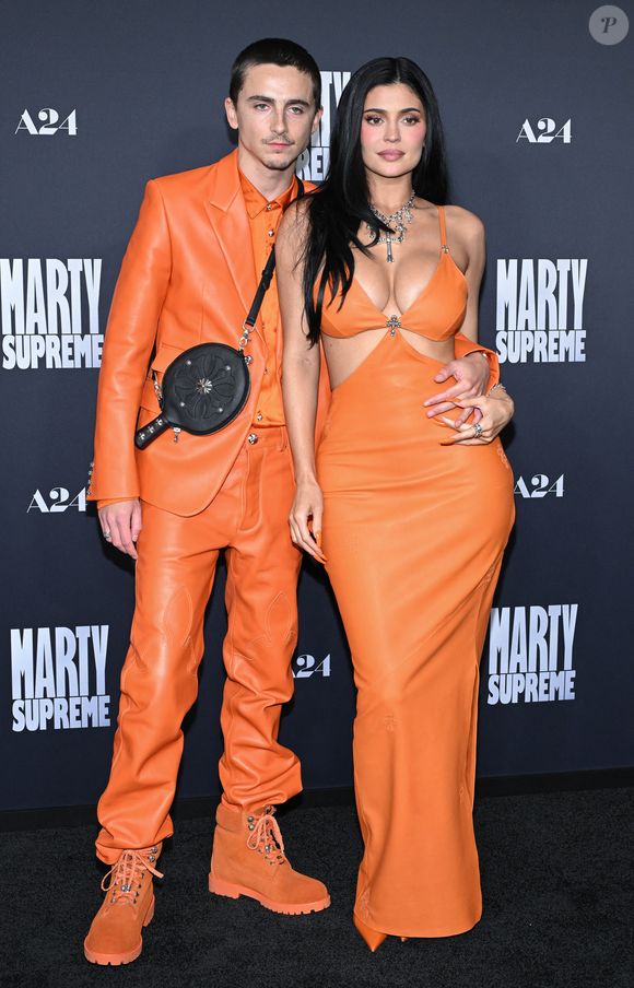 8 décembre 2025.
Projection de 'Marty Supreme' au Academy Theatre, Los Angeles, CA. USA
Ici, Timothee Chalamet et Kylie Jenner 

Photo : AGENCE / BESTIMAGE