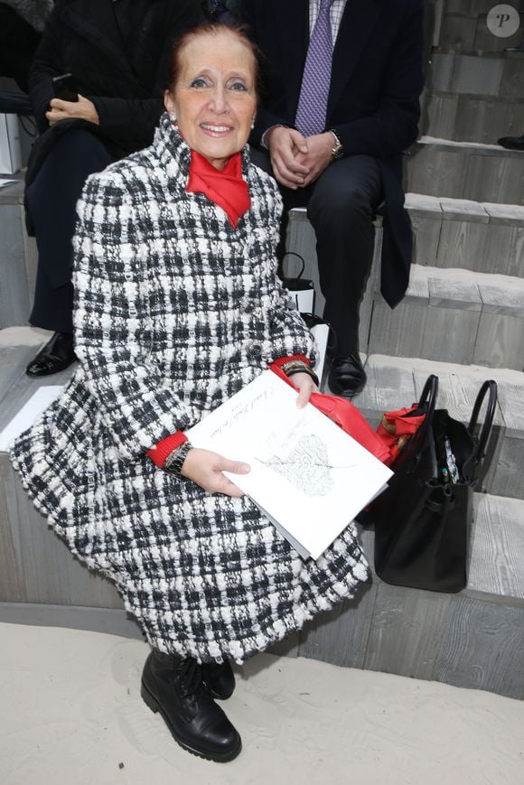 Doris Brynner au défilé de mode Chanel haute-couture Printemps été 2013  au Grand Palais à Paris, le 22 janvier 2013. © OLIVIER BORDE / BESTIMAGE