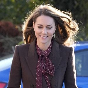 La princesse de Galles se rend au centre communautaire de Southport pour rencontrer les familles des victimes de l'attaque au couteau perpétrée dans cette ville au début de l'année.  Southport, Royaume-Uni, le 10 octobre 2024. Photo by Danny Lawson/PA Wire/ABACAPRESS.COM