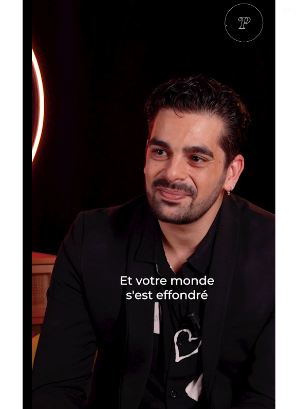 Christophe Licata dans "En privé avec", pour "Purepeople
