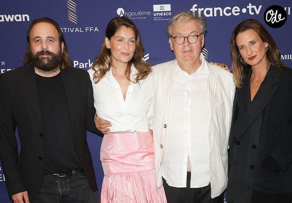 Le palmarès de la 19ème édition de cet évènement créé par Dominique Besnehard a été dévoilé le samedi 29 août 2026

Vincent Macaigne, Laetitia Casta, Dominique Besnehard et Camille Cottin au photocall de la cérémonie de clôture lors de la 19ème édition du festival du film francophone d'Angoulême, France, le 29 août 2026. © Coadic Guirec/Bestimage