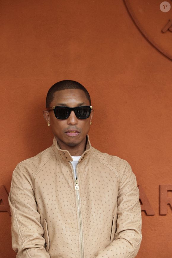 Pharrell Williams est vu à Roland Garros le 8 juin 2025 à Paris, France. ©Nasser Berzane/ABACAPRESS.COM