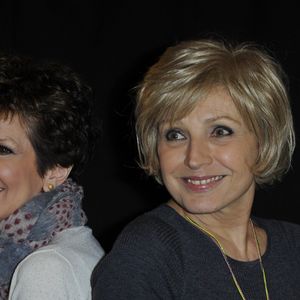 Catherine Laborde et Evelyne Dheliat - Forum international de la meteo et du climat a Paris. Le 21 mars 2013