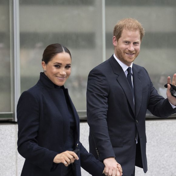 Le prince Harry et Meghan Markle ont visité le World Trade Center à New York le 23 septembre 2021.  © Taidgh Barron/ZUMA Press Wire / Bestimage