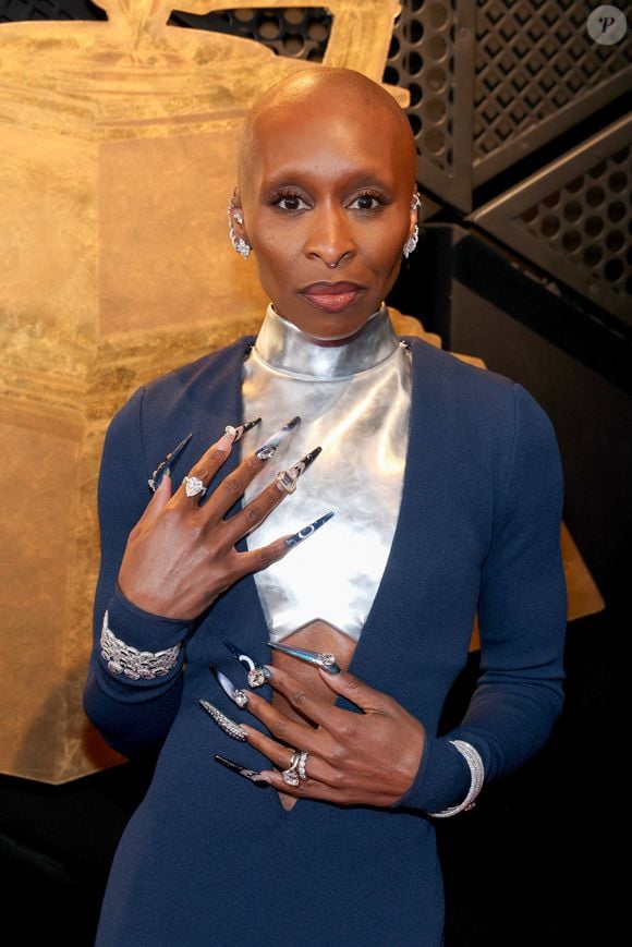 Cynthia Erivo - Personnalités en bijoux Messika lors de la la 67ème cérémonie des Grammy Awards 2025 à Los Angeles le 2 février 2025.

© Messika via Bestimage
