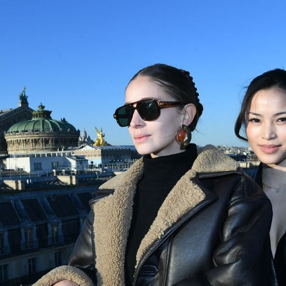 Exclusif - Victoria Dauberville, Julie Chen - Le rooftop du Kimpton St Honoré Paris accueille tous les dimanches "Fifi & Charles" (les chefs Philippine Jaillet et Charles Neyers). Le 9 avril 2025. © Rachid Bellak / Bestimage