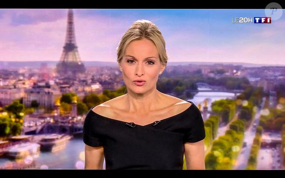 Audrey Crespo-Mara a fait son retour ce soir (25/07/2025) au JT de 20h de TF1 une semaine après les obsèques de son mari Thierry Ardisson.
© Capture TV via Bestimage