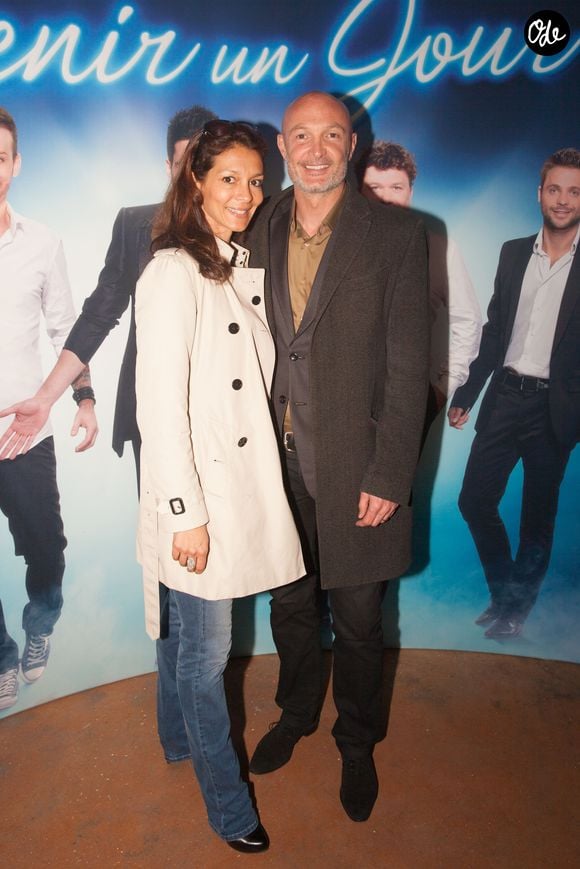 Frank Leboeuf et sa compagne Chrislaure Nollet (ex-femme de Fabrice Santoro) - Première du spectacle "Revenir un Jour" au Palais des Glaces à Paris, le 13 mai 2014.
Crédit : Julien Sarkissian / Bestimage