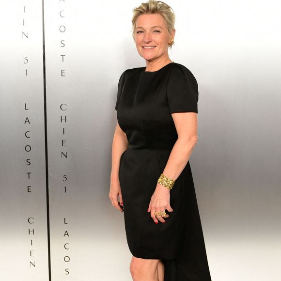 Anne-Élisabeth Lemoine au photocall de la soirée Lacoste X Chien 51 au club Silencio en marge du 78ème Festival International du Film de Cannes, France, le 18 mai 2025. © Romain Doucelin/Bestimage