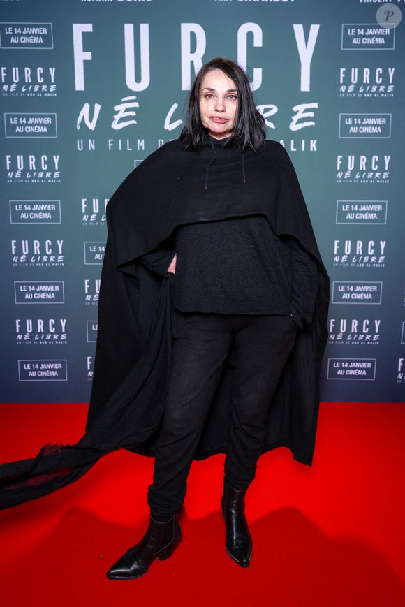 Exclusif - Béatrice Dalle lors de la première du film Furcy au cinéma Pathé Wepler à Paris le 8 janvier 2026.
© Pierre Perusseau / Bestimage