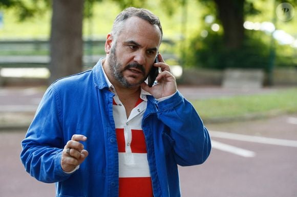 Exclusif - François-Xavier Demaison - Tournage de l'émission "Panique au 31", scénarisée par A.Ducret et T.Villa, réalisée par G.Leforestier, diffusée le 30 décembre 2024 sur TF1. © Christophe Clovis / Bestimage