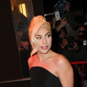Lady Gaga à son arrivée à la soirée "New York Film Critics Circle Awards" à New York. Le 16 mars 2022