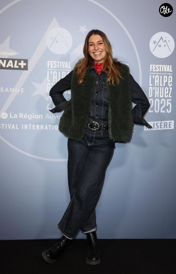 Laury Thilleman lors du photocall de la cérémonie d'ouverture du 28e Festival international du film de comédie à l'Alpe d'Huez, le 13 janvier 2025.
© Dominique Jacovides / Bestimage
