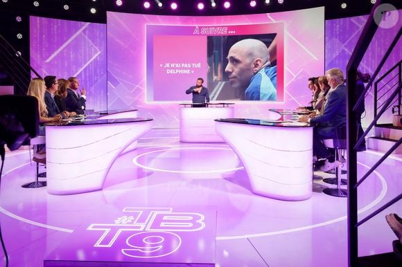 Exclusif - Cyril Hanouna, sur le plateau de  TBT9 présenté par C.Hanouna, et diffusé en direct sur W9, Paris, France, le 24 septembre 2025. © Jack Tribeca / Bestimage