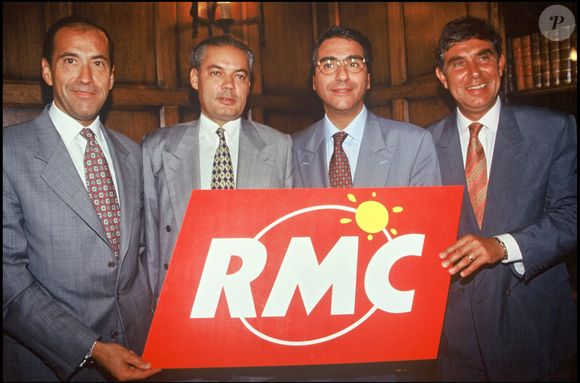 Jean-Pierre Foucault, France, 30 août 1995 – archives de la conférence de presse de rentrée 1995 des animateurs de RMC. Crédit : Coadic Guirec/Bestimage.