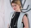 Lors du dernier, elle a invité un technicien de son équipe sur scène.

Zaho de Sagazan - Célébrités au Défilé de Mode Louis Vuitton, Prêt-à-porter Automne / Hiver 2024-2025 dans le cadre de la Fashion Week de Paris, France, le 05 Mars 2024. 
© Bertrand Rindoff / Bestimage