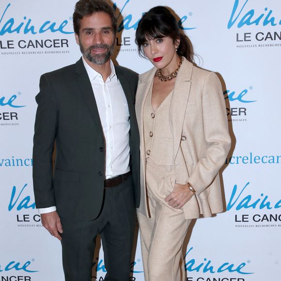 Exclusif - Arnaud Clément et sa compagne Nolwenn Leroy - Dîner de Gala "Vaincre le cancer" au profit de la lutte contre les cancers dans les salons du Cercle de l'Union Interalliée à Paris le 17 Novembre 2024. © Bertrand Rindoff / Bestimage