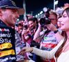 "Bienvenue au monde, douce Lily", ont-ils écrit en légende des premières photos de l'enfant.
VERSTAPPEN Max (Pays-Bas), Red Bull Racing RB19, célèbre son titre de triple champion du monde de F1 avec Kelly Piquet lors du Grand Prix de Formule 1 du Qatar 2023, 17ᵉ manche du Championnat du monde de Formule 1 2023, du 6 au 8 octobre 2023 sur le circuit international de Lusail, à Doha, au Qatar, le 7 octobre 2023.
© DPPI/Panoramic/Bestimage