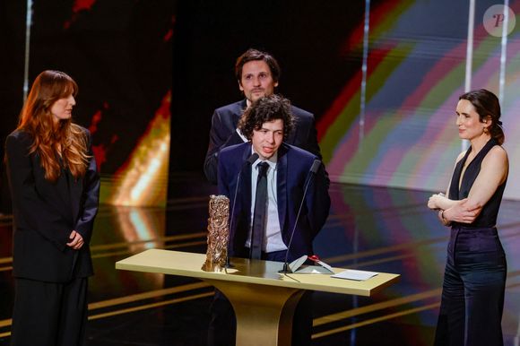Alison Wheeler, Félix de Givry, Ugo Bienvenu et Sophie Mas (Meilleur film d'animation : Arco) lors de la 51ème cérémonie des César à l'Olympia à Paris, France, le 26 février 2025 © Borde-Jacovides/Bestimage