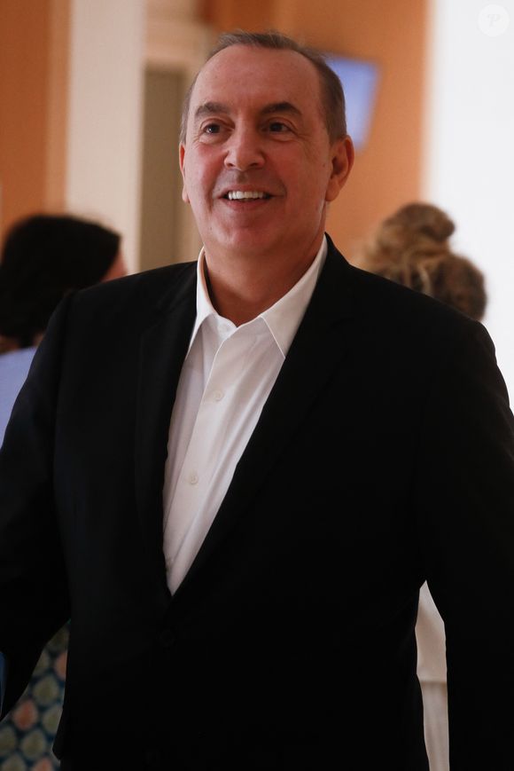 Exclusif - L'animateur de radio, journaliste, présentateur de télévision et producteur français, Jean-Marc Morandini, accompagné de son avocate, maître F.Rault, arrive à la chambre correctionnelle du tribunal judiciaire de Paris Batignolles, le 14 juin 2023.
© Christophe Clovis /Bestimage