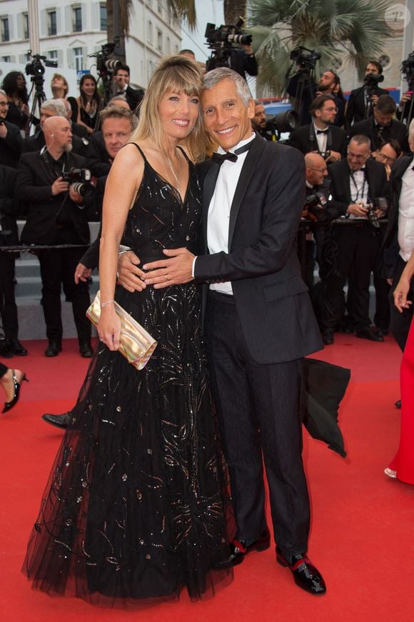 Nagui Fam et Melanie Page arrivant sur le tapis rouge de la projection 'Pain And Glory' qui s'est tenue au Palais Des Festivals à Cannes, France, le 17 mai 2019 dans le cadre du 72ème Festival de Cannes. Photo Nicolas Genin/Abaca