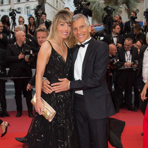 Nagui Fam et Melanie Page arrivant sur le tapis rouge de la projection 'Pain And Glory' qui s'est tenue au Palais Des Festivals à Cannes, France, le 17 mai 2019 dans le cadre du 72ème Festival de Cannes. Photo Nicolas Genin/Abaca