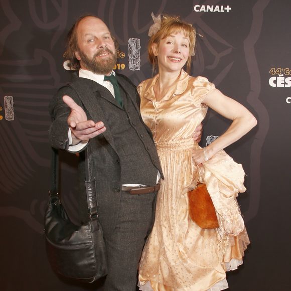 Philippe Katerine et sa compagne Julie Depardieu - Photocall de la 44ème cérémonie des César à la salle Pleyel à Paris. Le 22 février 2019 
© Christophe Aubert via Bestimage