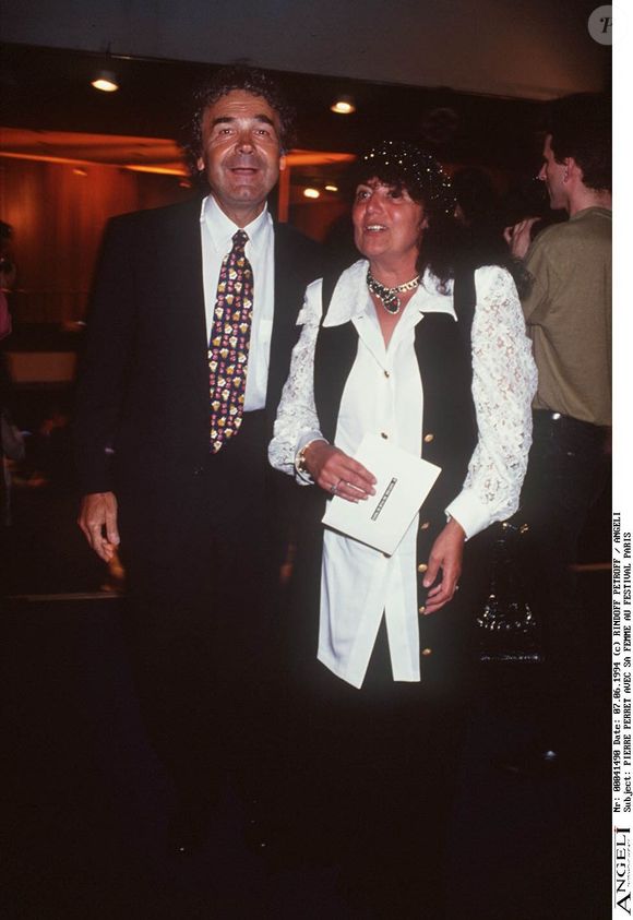 Archives - Pierre Perret et sa femme feu Rebecca (Simone Mazaltarim) au Festival du Film