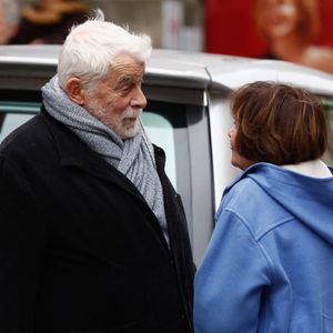 Jacques Weber et Macha Méril - Sorties des obsèques de Niels Arestrup à l'Église Saint-Roch à Paris. Le 10 décembre 2024
© Christophe Clovis / Bestimage