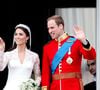 Il y a 14 ans, le couple se disait oui à l'abbaye de Westminster avant de saluer la foule au balcon du palais de Buckingham
Archives - Mariage du prince William, duc de Cambridge et de Catherine Kate Middleton à Londres le 29 avril 2011 Royalportraits Europe/Bernard Rubsamen / Bestimage