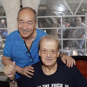 Guy Carlier et Jean Sarrus -  31ème Salon du livre de Cosne-sur-Loire le 26 mai 2019. © Cédric Perrin / Bestimage