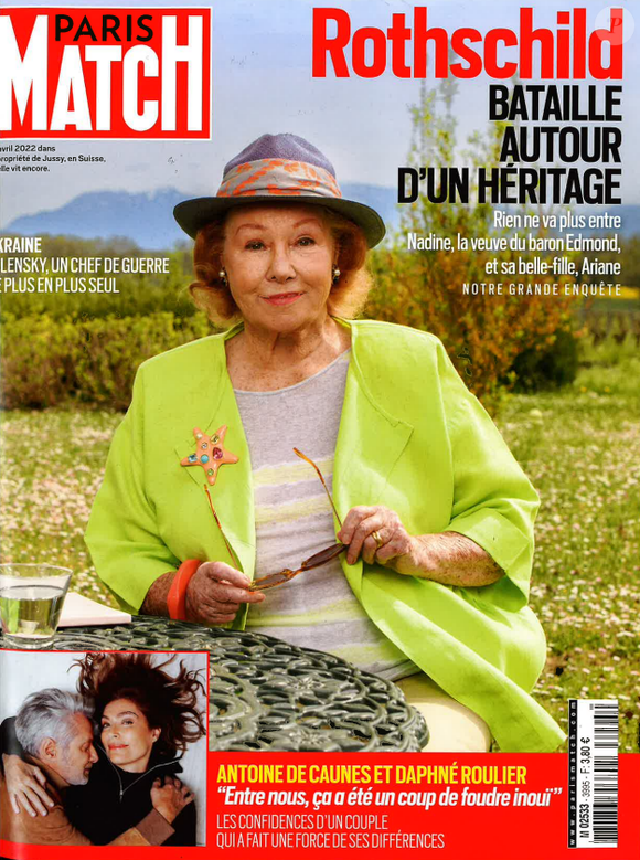 Couverture du magazine "Paris Match", numéro du 27 novembre 2025.