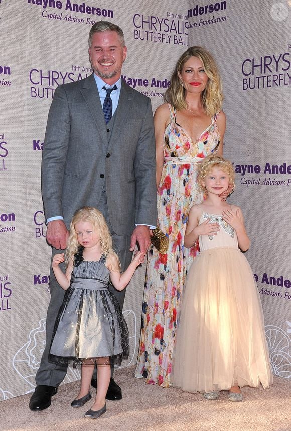 Il y déclare son amour éternel à son ex-femme Rebecca Gayheart, malgré leur vie séparée.

Eric Dane, Georgia Dane, Rebecca Gayheart et Billie Dane.
La 14e édition du Chrysalis Butterfly Ball s'est tenue dans une résidence privée de Brentwood County Estates.
 Photo par Tammie Arroyo/AFF/ABACAPRESS.COM