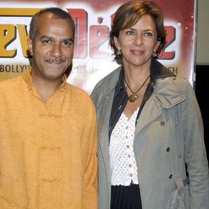 Les acteurs Pascal Légitimus et Corinne Touzet assistent à la première de 'New Delire', réalisé par Eric Le Rochat, au théâtre UGC Les Halles à Paris, France, le 28 juin 2007. Photo Giancarlo Gorassini/ABACAPRESS.COM