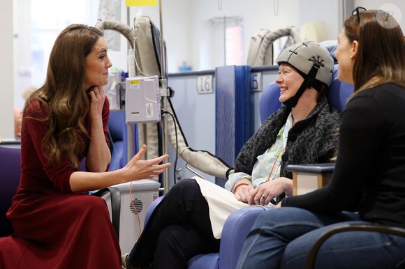Catherine (Kate) Middleton, princesse de Galles à l'hôpital Royal Marsden, où elle a reçu son traitement contre le cancer, à Londres, Royaume-Uni, le 14 janvier 2025. © Chris Jackson/WPA-Pool/Bestimage