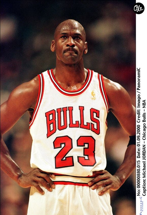 Archives - Michael Jordan lors d'un match Chicago Bulls - NBA le 1 septembre 2000. © Imago / Panoramic / Bestimage