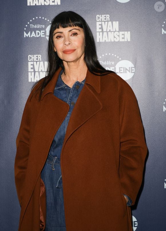 Mathilda May - Générale de la pièce "Cher Evan Hansen" au théâtre de la Madeleine à Paris le 8 octobre 2025. © Coadic Guirec/Bestimage