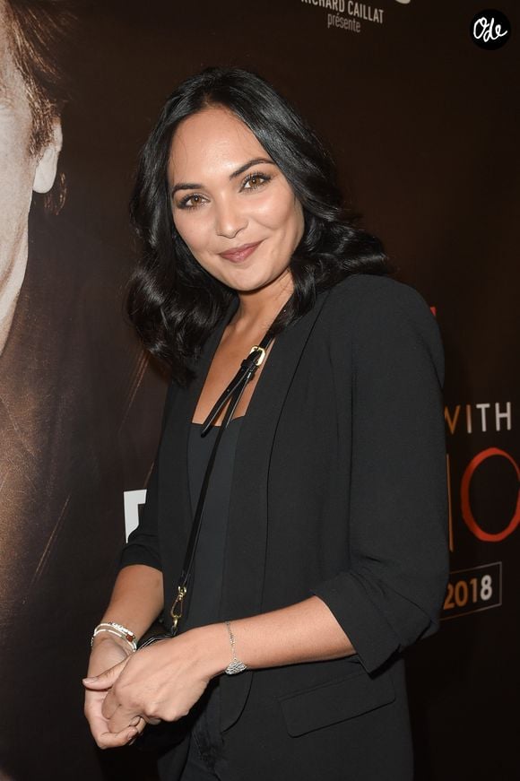 Exclusif -  Valérie Bègue (Miss France 2008) - Célébrités à la repésentation "An Evening With Al Pacino" au théâtre de Paris à Paris, France, le 22 octobre 2018. © Coadic Guirec/Bestimage
