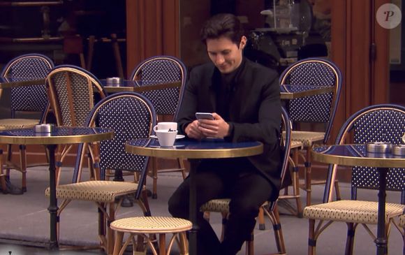Pavel Durov, franco-russe de 39 ans, fondateur et PDG de la messagerie sécurisée Telegram a été interpellé samedi soir 24 août 2024 à l'aéroport du Bourget en France. © Capture TV Interview 60 Minutes via Bestimage