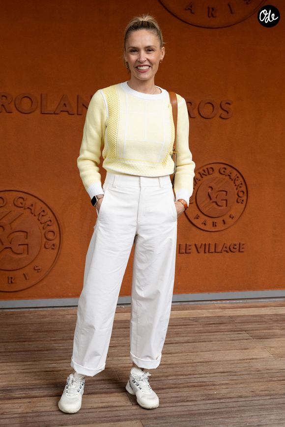 Lilou Fogli au photocall du village lors des Internationaux de France de Tennis de Roland Garros 2026, à Paris, France, le 5 juin 2026. © Jacovides-Moreau/Bestimage