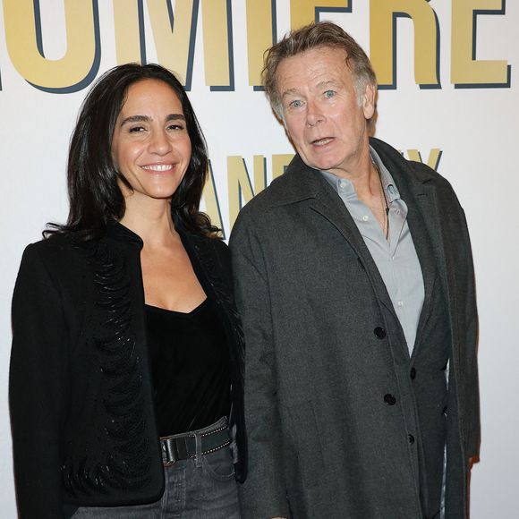 Danièle Dubosc et Franck Dubosc - Photocall de la représentation exceptionnelle de LUMIÈRE ! par Thierry Frémaux au Grand Rex à Paris le 12 décembre 2025.
Photo par Guirec Coadic / Bestimage