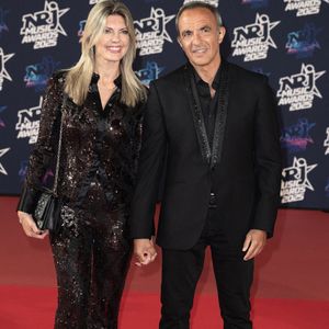 Nikos Aliagas et sa femme Tina Grigoriou assistent à la 27ème édition des NRJ Music Awards le 31 octobre 2025 à Cannes, France. Photo by David NIVIERE/ABACAPRESS.COM