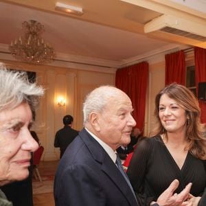 Exclusif - Marc Ladreit de Lacharrière, Maud Bregeon - Dîner de la Revue des Deux Mondes à Paris à la Maison de l'Amérique Latine à Paris le 18 décembre 2024. © Jack Tribeca / Bestimage