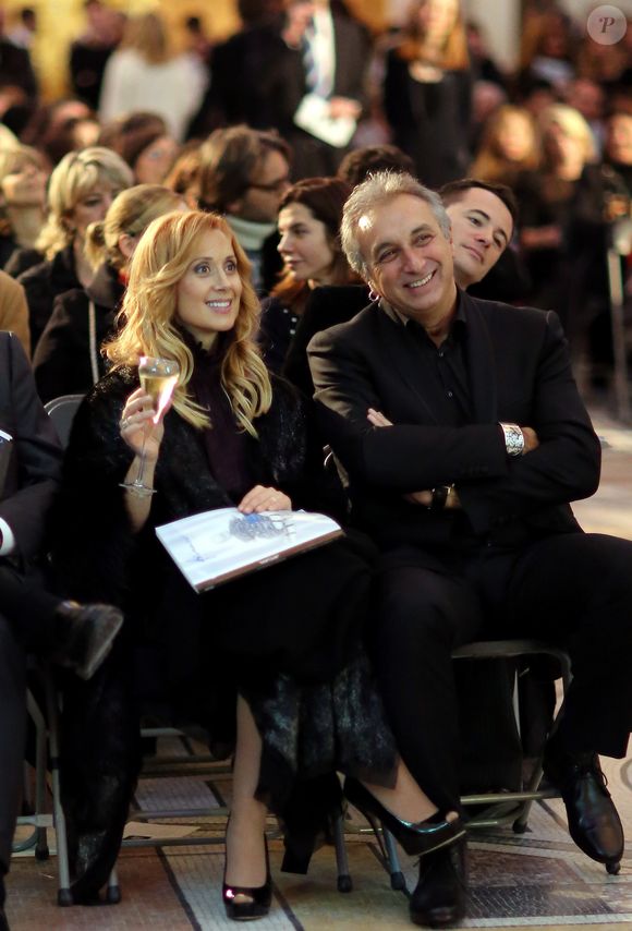 Exclusif - Lara Fabian et Gerard Pullicino - Paris le 3 décembre 2012 - Vente aux enchères des Frimousses de créateurs, au Petit Palais, au profit de l'UNICEF © DOMINIQUE JACOVIDES / BESTIMAGE