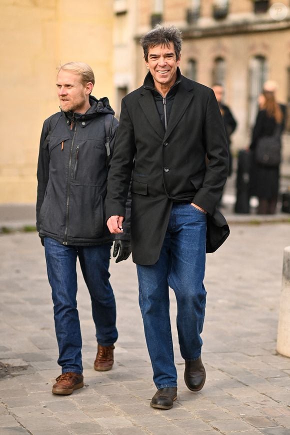 Obsèques de Jocelyne Wildenstein (femme chat) au crématorium du cimetière du Père-Lachaise à Paris, France, le 23 janvier 2025. © Pierre Perusseau/Bestimage
