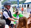 mais sa carrière s’annonce déjà prometteuse pour l’avenir. 

Nicolas Sarkozy, sa femme Carla Bruni et leur fille Giulia Sarkozy après le prix Kids Cup L’Envol dans l'Espace VIP lors de la 10ème édition du "Longines Paris Eiffel Jumping" à la Plaine de Jeux de Bagatelle à Paris, France, le 21 juin 2024. © Perusseau-Veeren/Bestimage